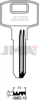 LLAVE SEGURIDAD LATON AMG-10