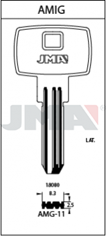 LLAVE SEGURIDAD LATON AMG-11