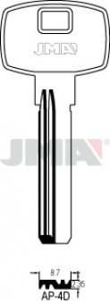 LLAVE SEGURIDAD LATON AP-4D