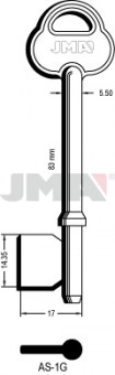 LLAVE DE GORJA LATON AS-1G