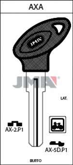 LLAVE SEGURIDAD LATON AX-2.P1