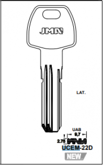 LLAVE SEGURIDAD LATON UCEM-22D