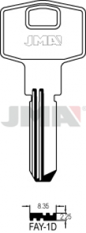 LLAVE SEGURIDAD LATON FAY-1D