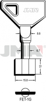 LLAVE DE GORJA LATON FET-1G