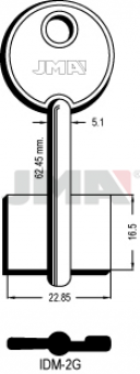 LLAVE DE GORJA LATON IDM-2G