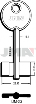 LLAVE DE GORJA LATON IDM-3G