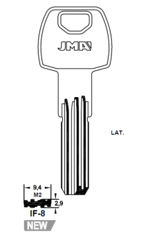 LLAVE SEGURIDAD LATON IF-8