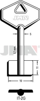 LLAVE DE GORJA LATON IT-2G