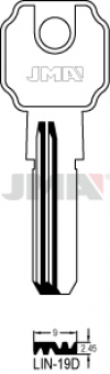 LLAVE SEGURIDAD LATON LIN-19D