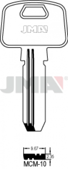 LLAVE SEGURIDAD LATON MCM-10