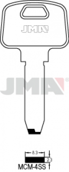 LLAVE SEGURIDAD ALPACA MCM-4SS