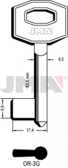 LLAVE DE GORJA LATON OR-3G