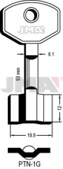 LLAVE DE GORJA LATON PTN-1G