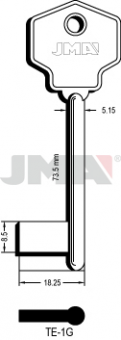 LLAVE DE GORJA LATON TE-1G