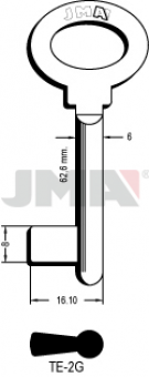 LLAVE DE GORJA LATON TE-2G