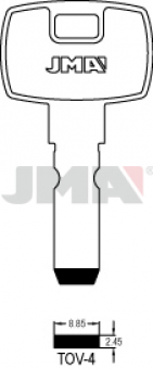 LLAVE SEGURIDAD ALPACA TOV-4