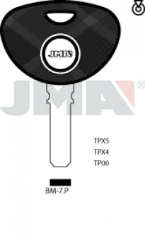 LLAVE LATON S/ TRANSPONDER TP00BM-7P