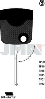 LLAVE ALPACA S/ TRANSPONDER TP00HU-HAATLV