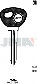 LLAVE LATON S/TRANSPONDER TP00MAZ-10DP