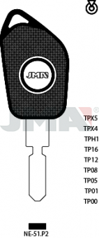 LLAVE ALPACA S/TRANSPONDER TP00NE-51P2