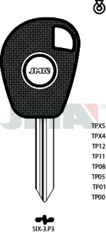 LLAVE ALPACA SEG.S/TRANSPONDER TP00SIX-3P3